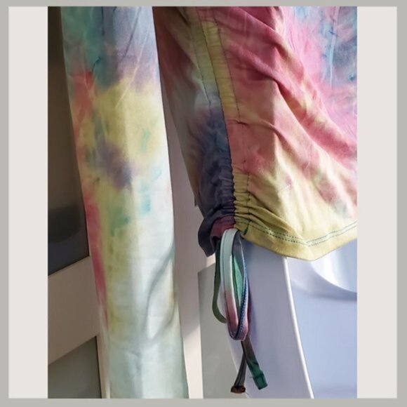 Stella Tweed Tie Dye Peace Long Sleeve Shirt - Picture 6 of 8